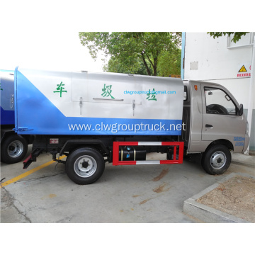 Small rear loading cheap garbage truck